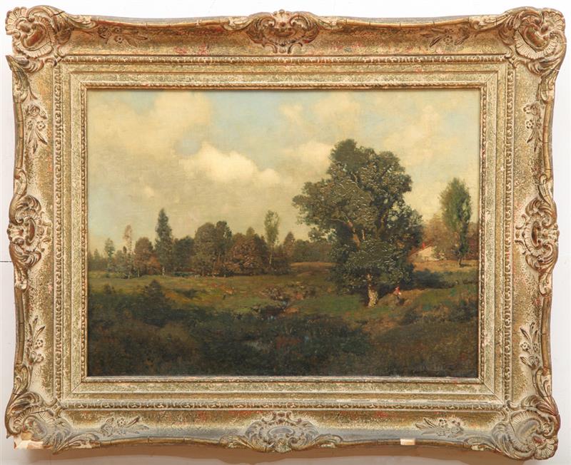 Appraisal: HENRY P SMITH - LANDSCAPE Oil on canvas signed 'Henry