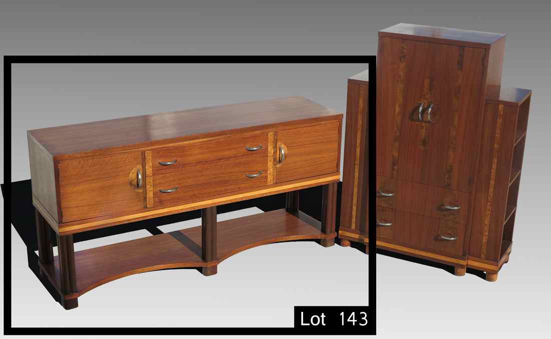 Appraisal: PAUL FRANKL JOHNSON SIDEBOARD CREDENZA Attributed to Paul Frankl by