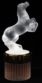 Appraisal: LALIQUE CRYSTAL FLACON PERFUME LALIQUE CRYSTAL FLACON PERFUME H ''