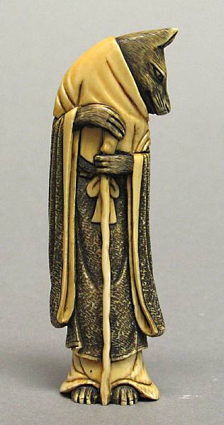 Appraisal: Netsuke Okimono and SagemonoProperty from Various Owners th Century bearing