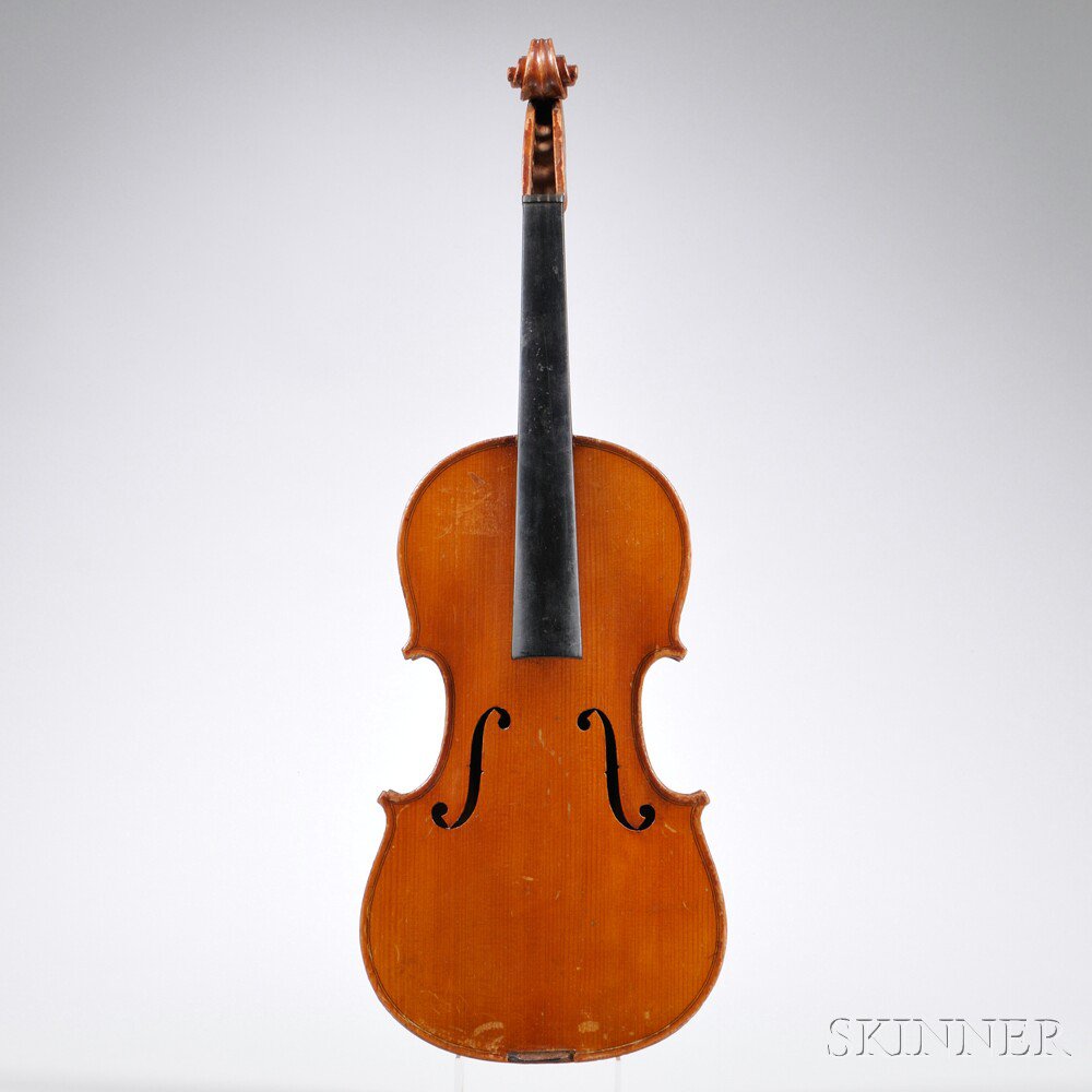 Appraisal: Modern French Violin unlabeled length of back mm Estimate -