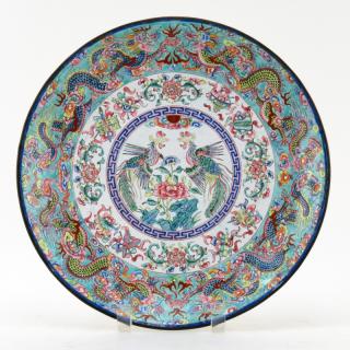 Appraisal: Early th Century Chinese Canton Enamel Plate Early th Century