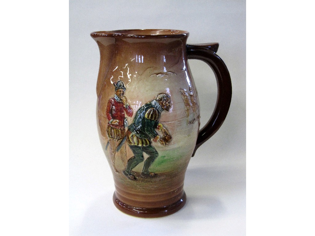 Appraisal: Royal Doulton jug depicting Sir Francis Drake playing bowls