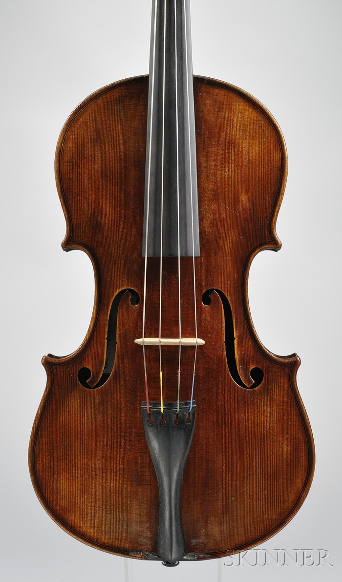 Appraisal: Modern Viola labeled JAY HAIDE length of back cm in