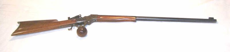 Appraisal: J Stevens Target Rifle cal Model inch octagon and round