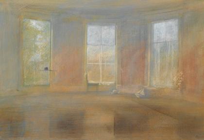 Appraisal: DAVID TINDLE british b LARGE INTERIOR - STUDY FOR CHIPSTONE