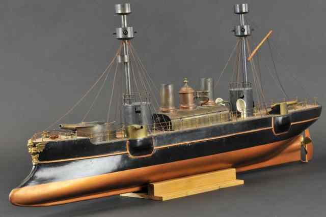 Appraisal: RADIGUET LIVE STREAM GUNBOAT France c impressive scale and overall