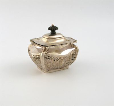 Appraisal: A late Victorian silver tea caddy maker's mark worn London