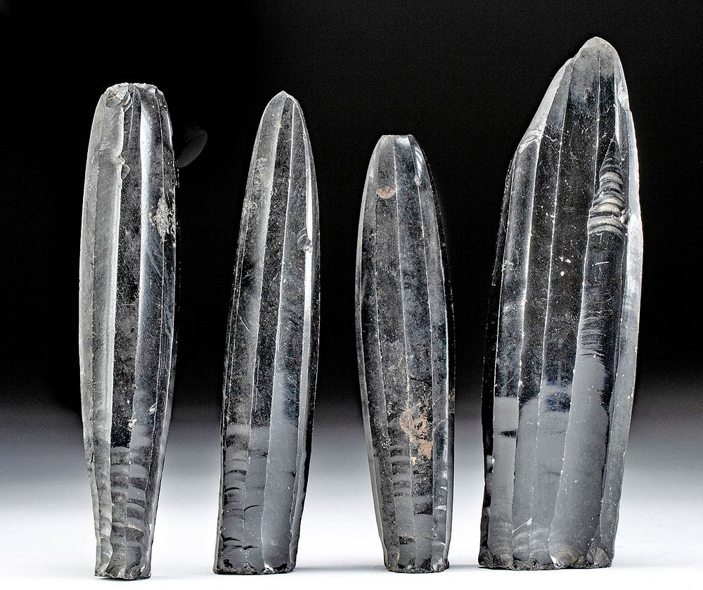 Appraisal: Colima Obsidian Cores Pre-Columbian West Mexico Colima ca BCE to