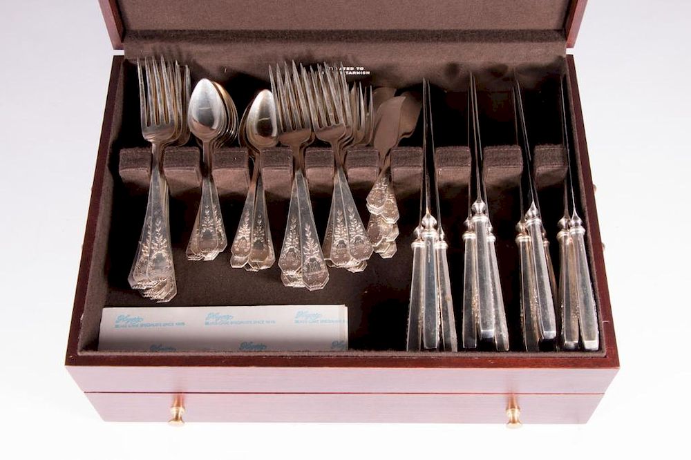 Appraisal: A Gorham Whiting Madam Jumel Sterling flatware set A Gorham