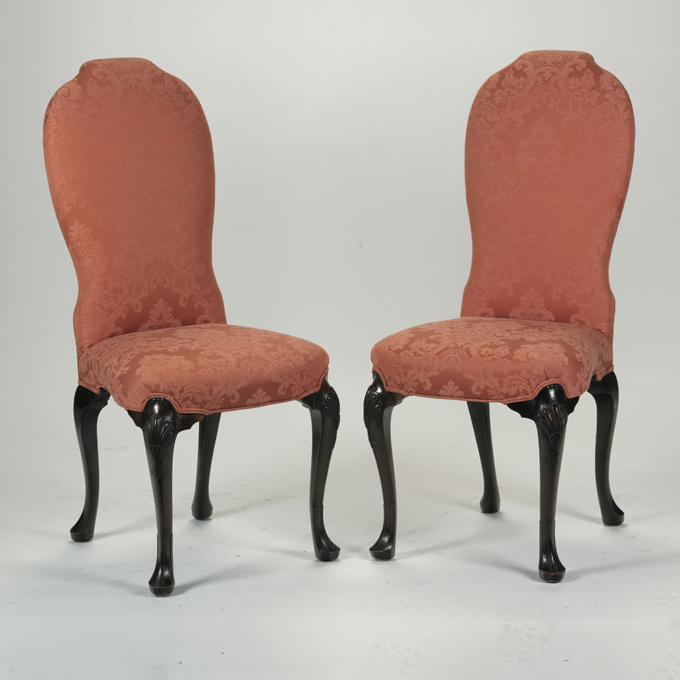 Appraisal: Set of Eight Side Chairs in the Queen Anne manner