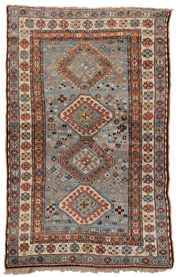 Appraisal: Kazak Rug Caucasian early th century four central medallions with