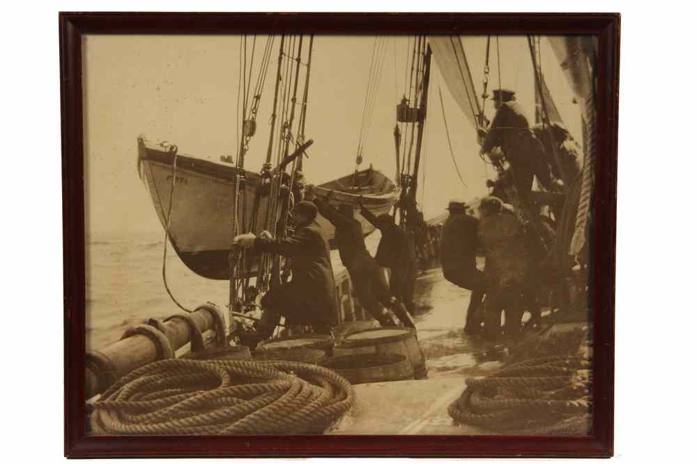 Appraisal: RARE A C CHURCH NAUTICAL PHOTOGRAPH - Original Gelatin Silver