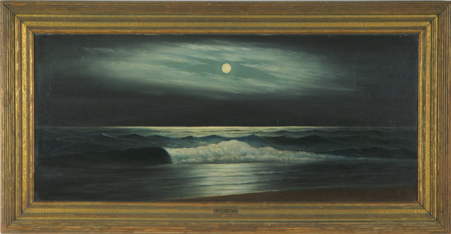 Appraisal: ROBERT W WOOD OIL ON PANEL California - titled Night