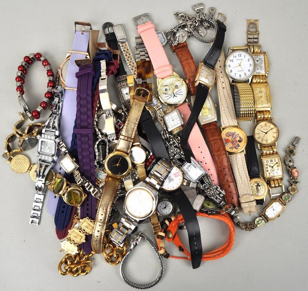 Appraisal: Discovery Group Costume Wrist Watches with use wear losses All