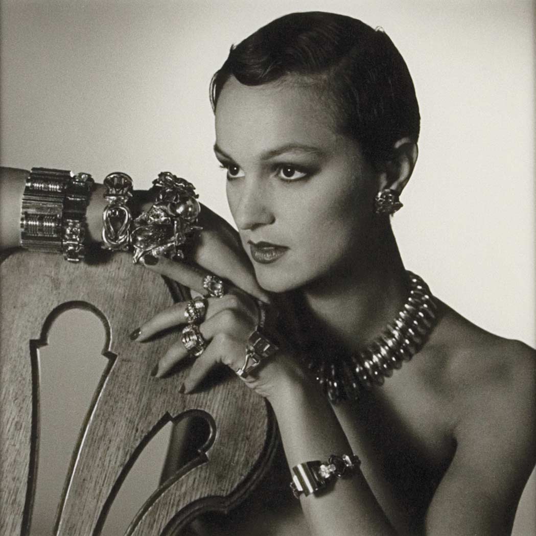 Appraisal: HORST P HORST - Jewelry model Gelatin silver print x