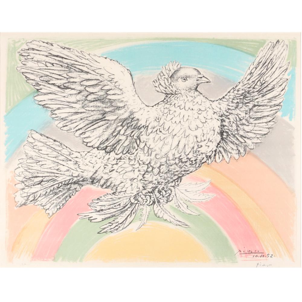 Appraisal: PABLO PICASSO SPAIN FRANCE - COLOMBE VOLANT FLYING DOVE COLOR