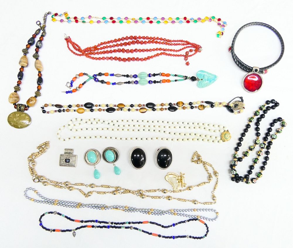 Appraisal: LARGE LOT OF VINTAGE COSTUME JEWELRY 'S And other Ethnic