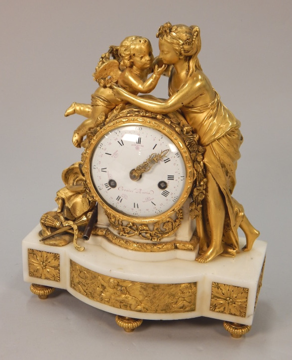 Appraisal: An early thC French clock modelled in the form of