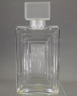 Appraisal: Lalique Crystal Duncan Perfume Bottle Flacon Lalique Crystal Duncan Perfume