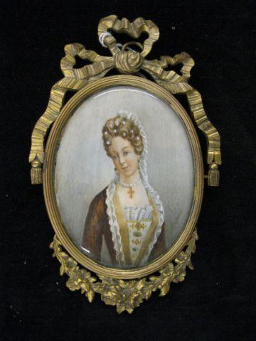 Appraisal: French Handpainted Miniature on Ivory of a Prince signed Reynaud