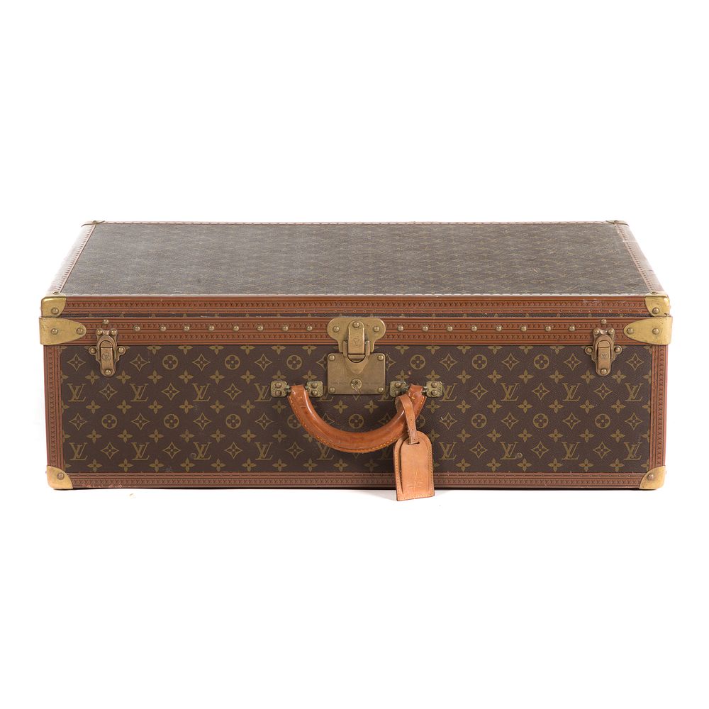 Appraisal: A Louis Vuitton Monogram Canvas Suitcase Circa serial LV monogram