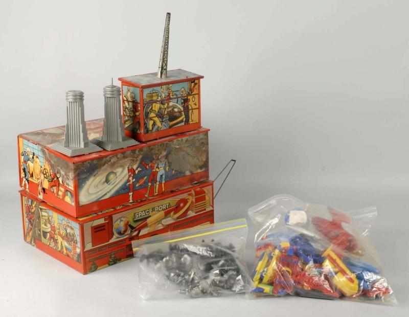 Appraisal: Lot of Partial Archer Space Play Sets Description Includes two