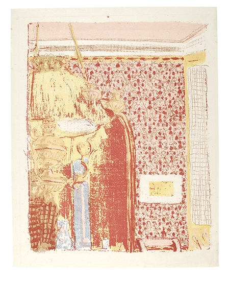 Appraisal: EDOUARD VUILLARD Int rieur aux Tentures Roses II Color lithograph