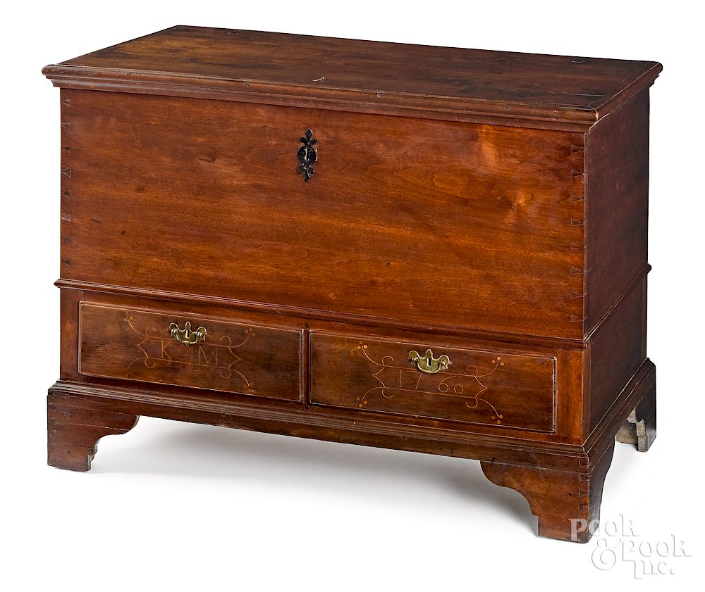 Appraisal: Chester County Pennsylvania walnut blanket chest Exclusive on Bidsquare Chester