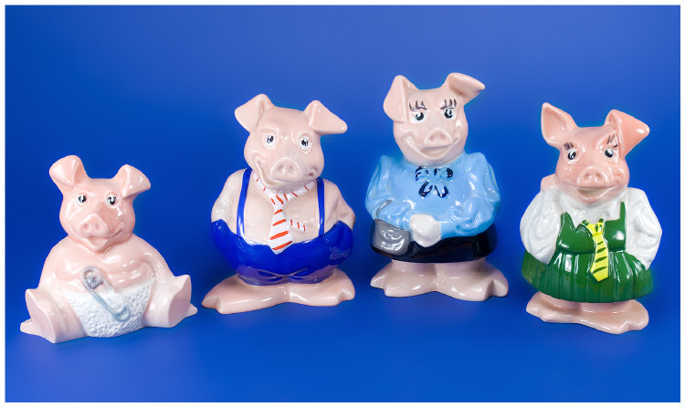 Appraisal: Wade Natwest Pig Money Boxes in total