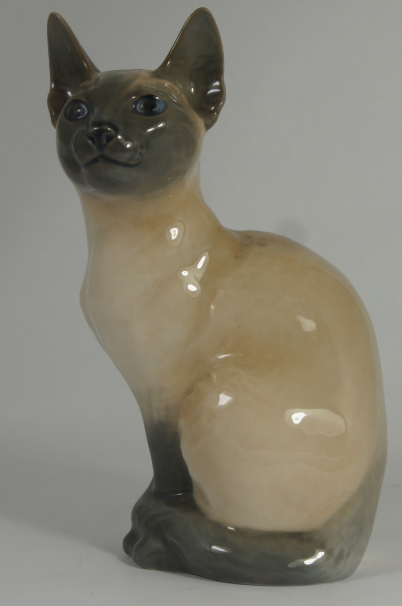 Appraisal: Royal Copenhagen Large Siamese Cat model