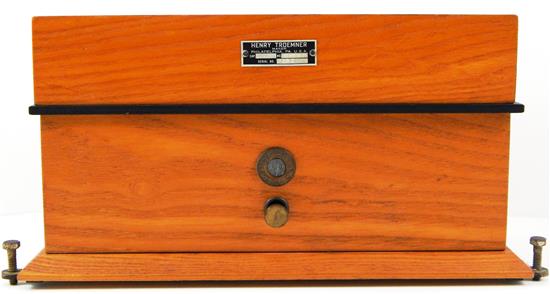 Appraisal: th C Henry Troemner Philadelphia PA counter balance scale oak