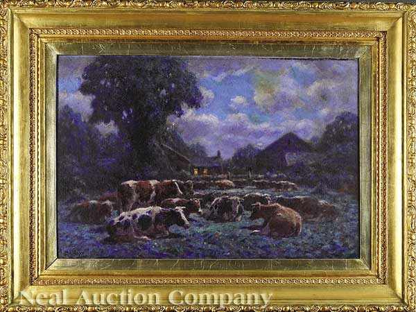 Appraisal: George Arthur Hays American - The Herd at Twilight c