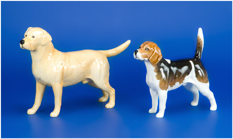 Appraisal: Beswick Beagle Wendover Billy Model No A Black Tan And