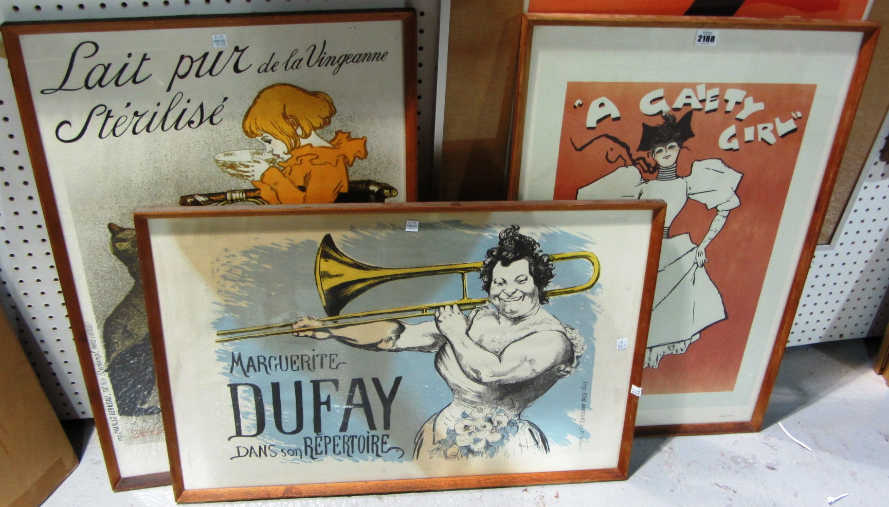 Appraisal: A group of three posters after Steinlen Dudley Hardy and