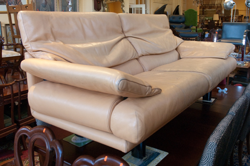 Appraisal: B B ITALIA LEATHER SOFA