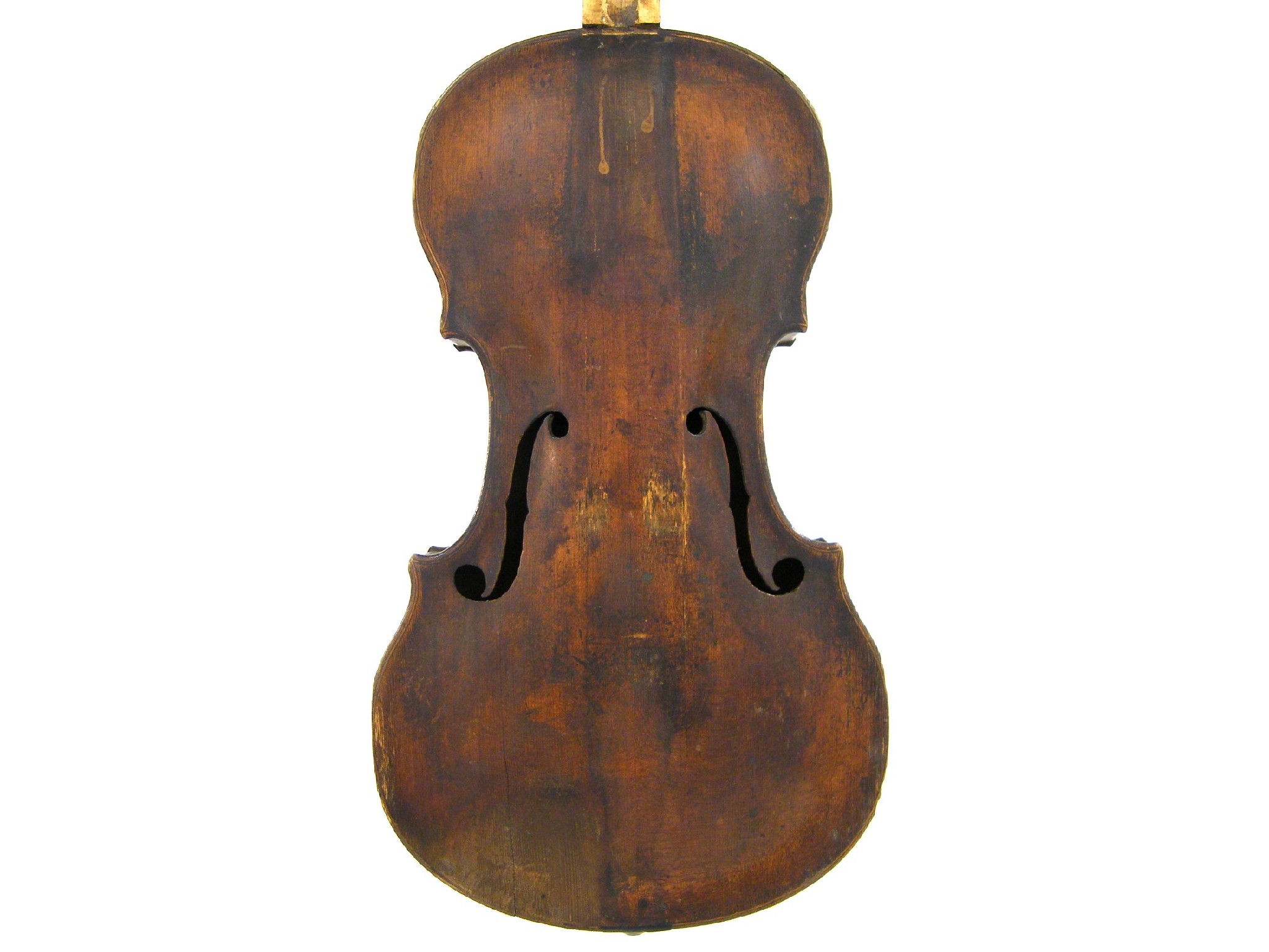 Appraisal: th century German violin labelled and probably by Johann Gottlob