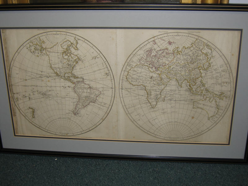 Appraisal: WILLIAM FADEN ENGLISH TH CENTURY World map depicting the Western