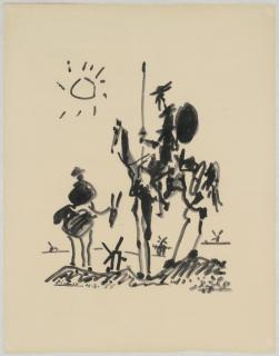 Appraisal: Don Quixote by Pablo Picasso Pablo Picasso - Don Quixote