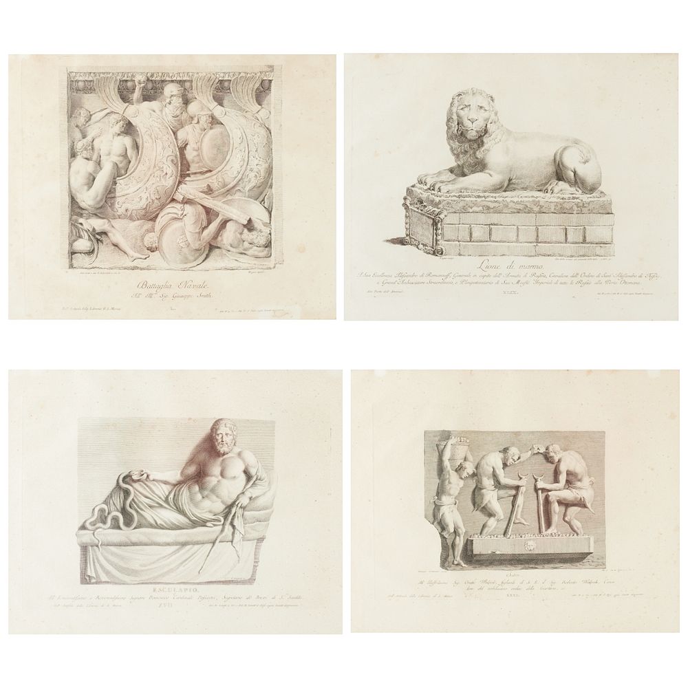 Appraisal: Grp Engravings Zanetti's Greek Statues Antonio Zanetti the Younger Italian