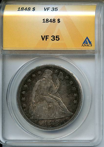 Appraisal: VF ANACS A scarcer date with a total production of