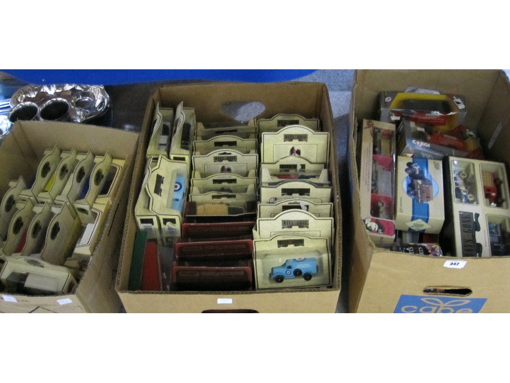 Appraisal: Lot comprising boxed die cast models in three boxes