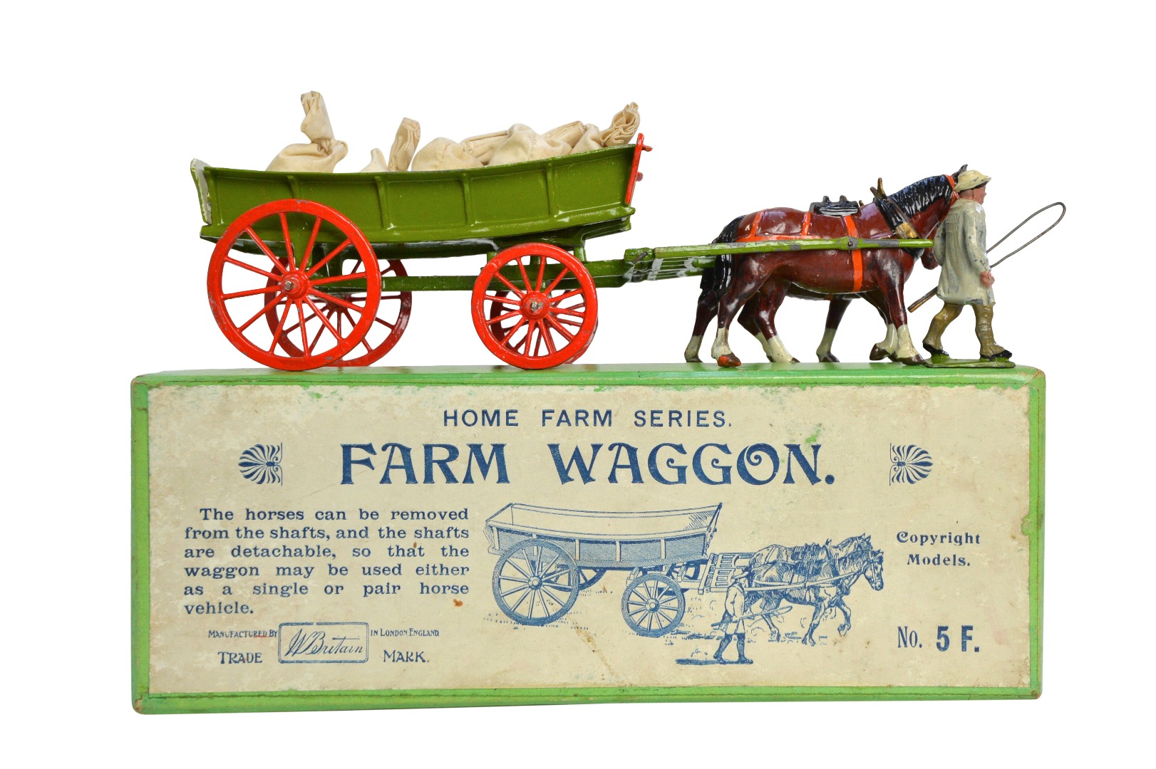 Appraisal: A Britains Farm Waggon no F from the Home Farm