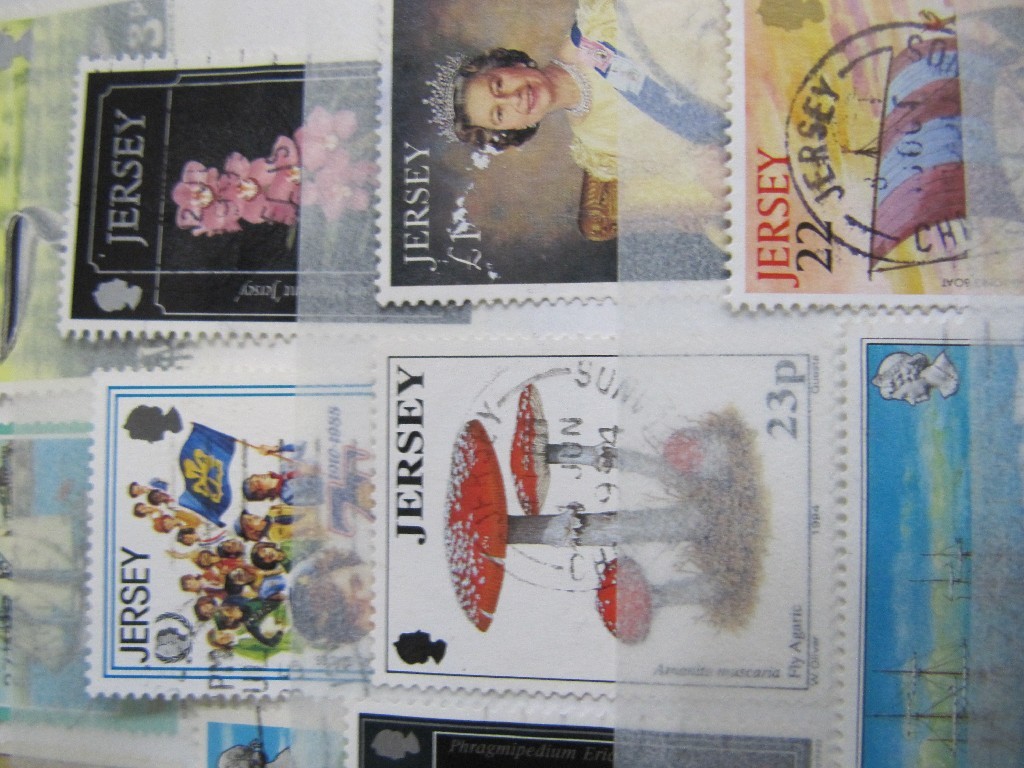 Appraisal: Lot comprising four albums of British and Commonwealth stamps