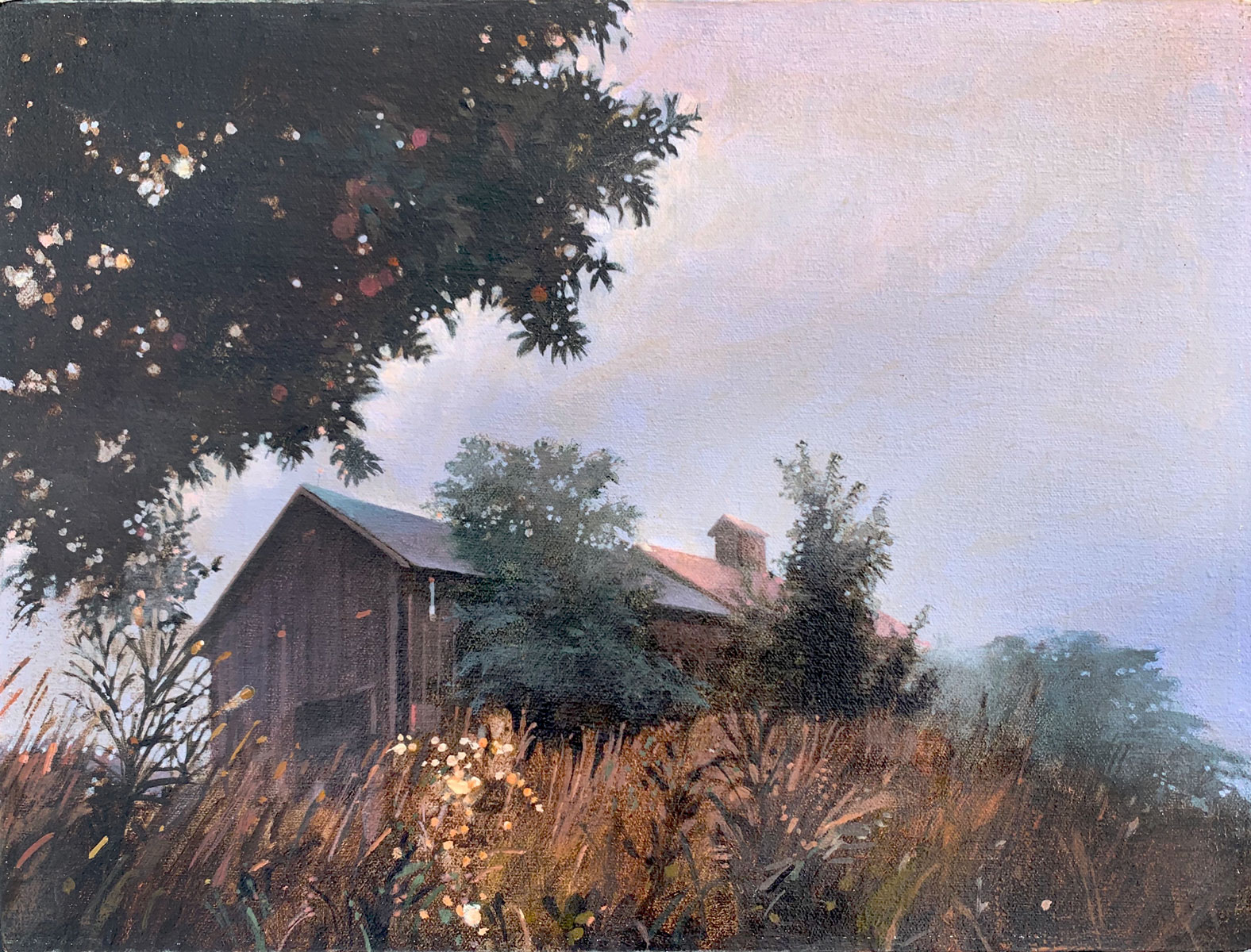 Appraisal: HOFFMAN Martin Joseph American - Landscape with Country Barn Oil