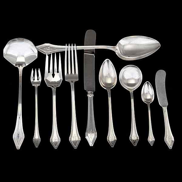 Appraisal: Gorham Sterling Flatware American pieces of sterling silver flatware by