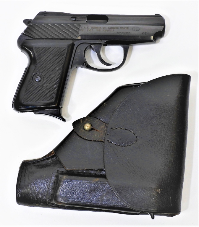 Appraisal: POLISH MODEL P- MAKAROV PISTOL AND HOLSTER Poland C x