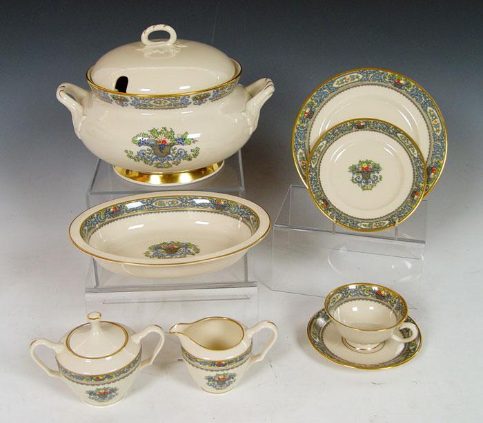 Appraisal: LENOX ''AUTUMN'' FINE CHINA To include the '' tureen oval