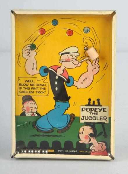 Appraisal: Popeye Dexterity Puzzle Game Description Marked King Features Syndicate Tin