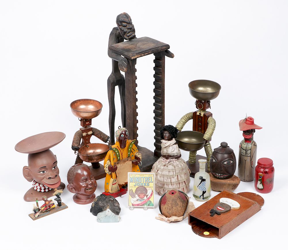 Appraisal: Estate Collection Black Americana Collection Black Americana including folk art